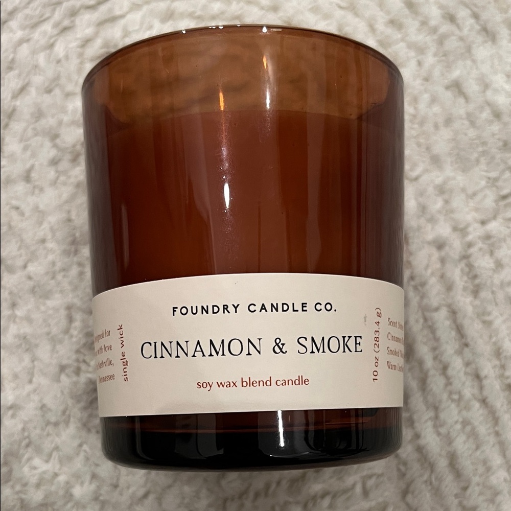 Cinnamon & Smoke Brown Candle